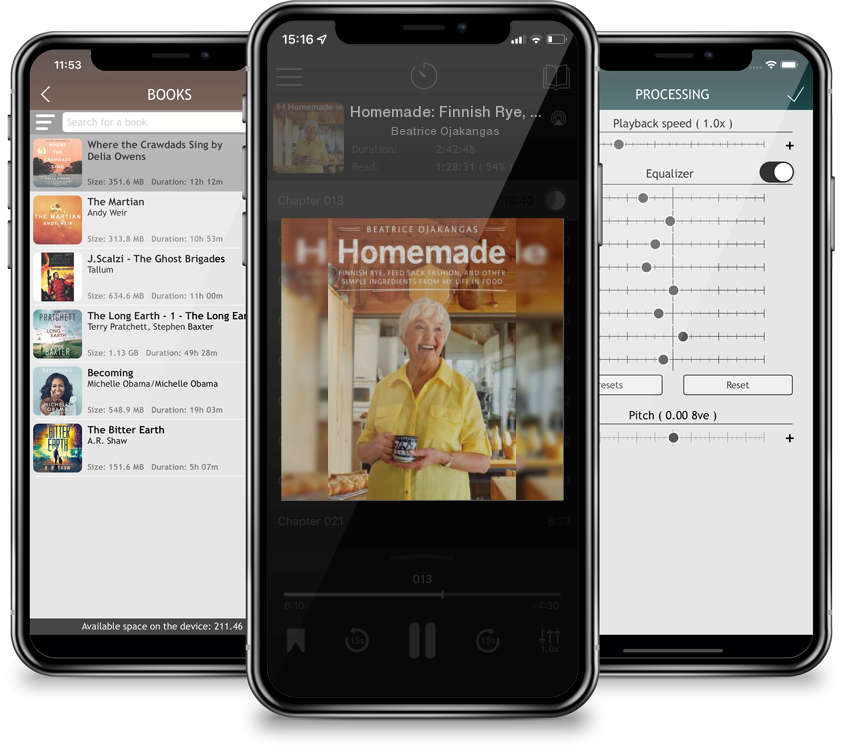 Audiobook Homemade: Finnish Rye, Feed Sack Fashion, and Other Simple Ingredients from My Life in Food by Beatrice Ojakangas