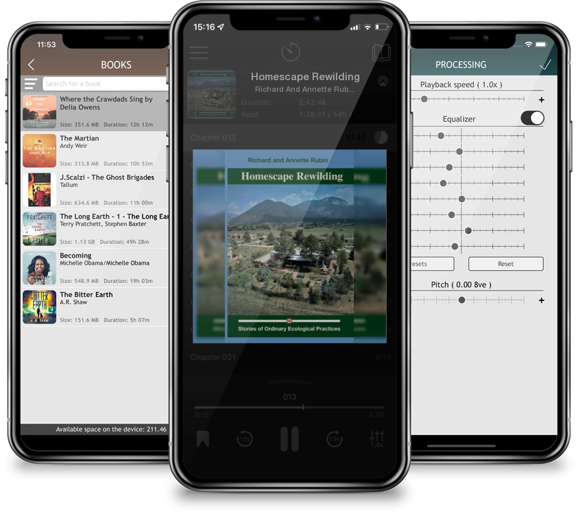 Audiobook Homescape Rewilding by Richard And Annette Rubin