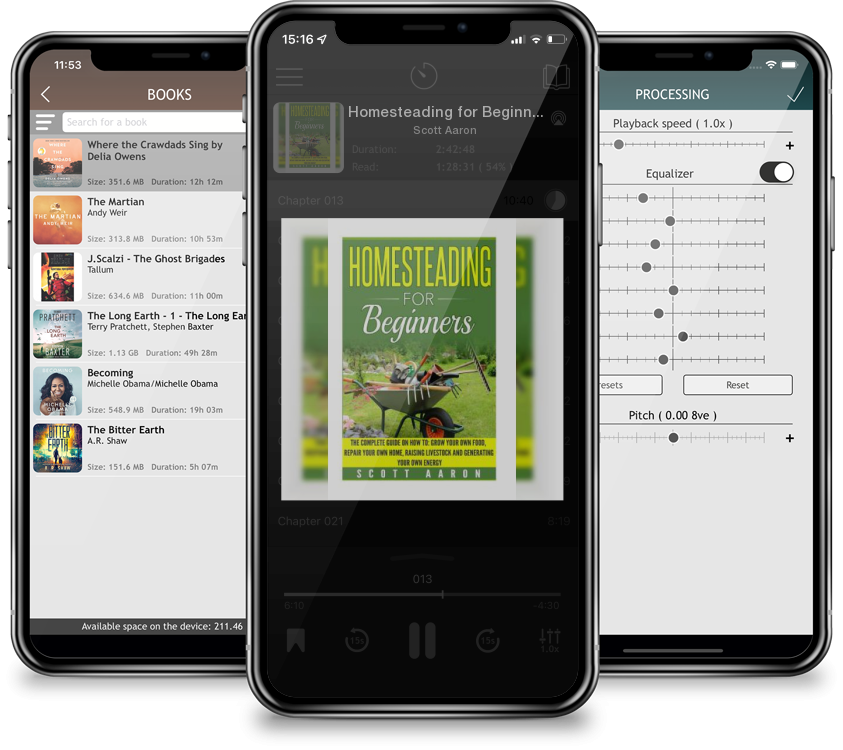 Audiobook Homesteading for Beginners: Self-sufficiency guide, Grow your own food, Repair your own home, Raising Livestock and Generating your own Energy. by Scott Aaron