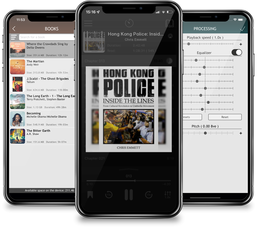 Audiobook Hong Kong Police: Inside the Lines by Chris Emmett