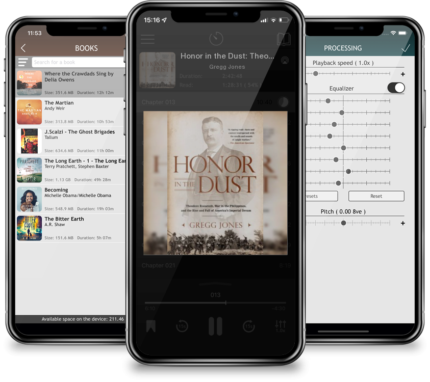Audiobook Honor in the Dust: Theodore Roosevelt, War in the Philippines, and the Rise and Fall of America\'s I mperial Dream by Gregg Jones