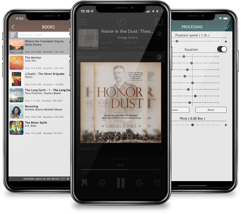 Listen Honor in the Dust: Theodore Roosevelt, War in the Philippines, and the Rise and Fall of America's I mperial Dream by Gregg Jones in MP3 Audiobook Player for free