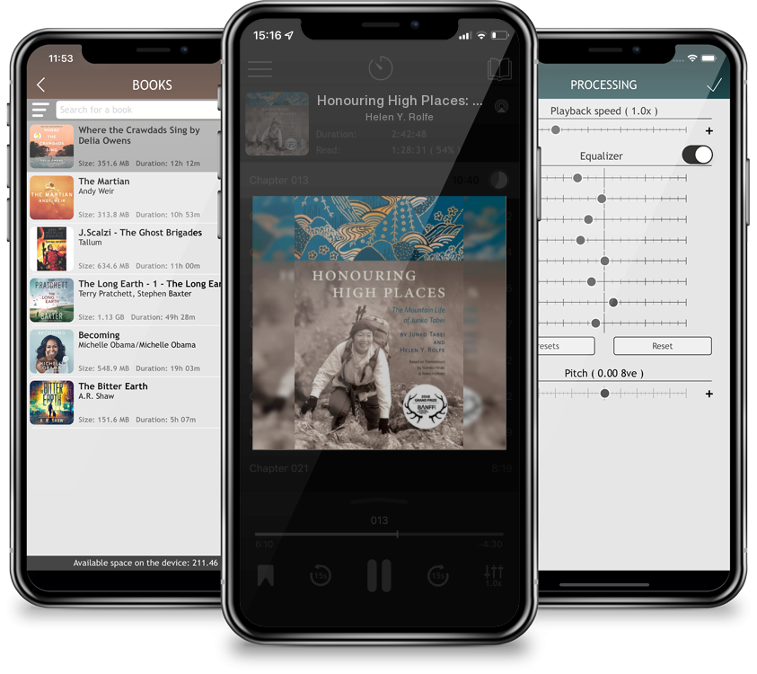 Audiobook Honouring High Places: The Mountain Life of Junko Tabei by Helen Y. Rolfe