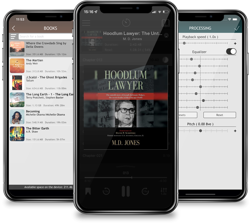 Audiobook Hoodlum Lawyer: The Untold Story of Joseph Imburgio Bulger, the Secret Leader of the Chicago Outfit by M. D. Jones