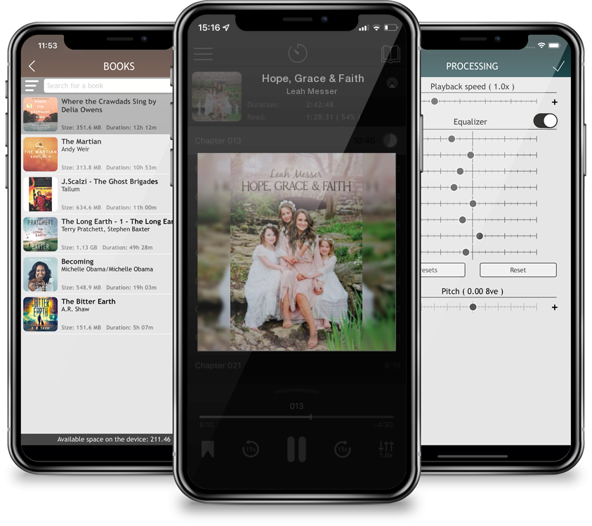 Audiobook Hope, Grace & Faith by Leah Messer