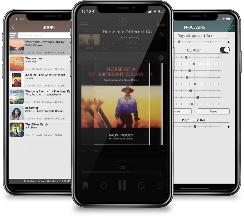 Audiobook Horse of a Different Color: Reminiscences of a Kansas Drover by Ralph Moody