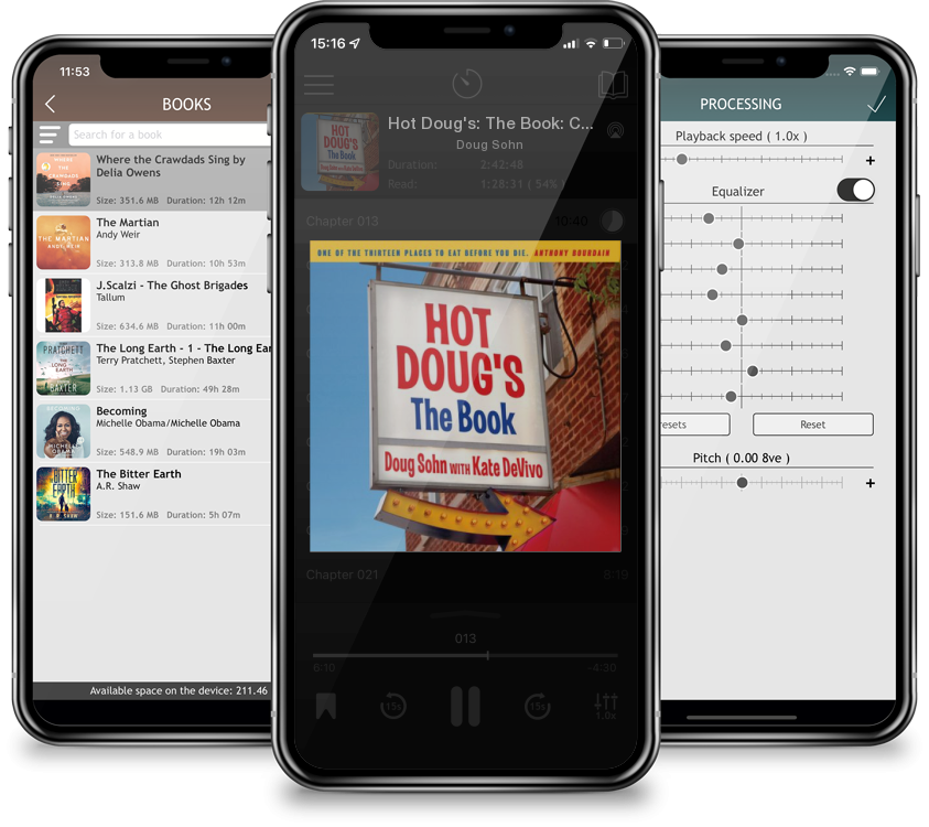 Listen Hot Doug's: The Book: Chicago's Ultimate Icon of Encased Meats by Doug Sohn in MP3 Audiobook Player for free