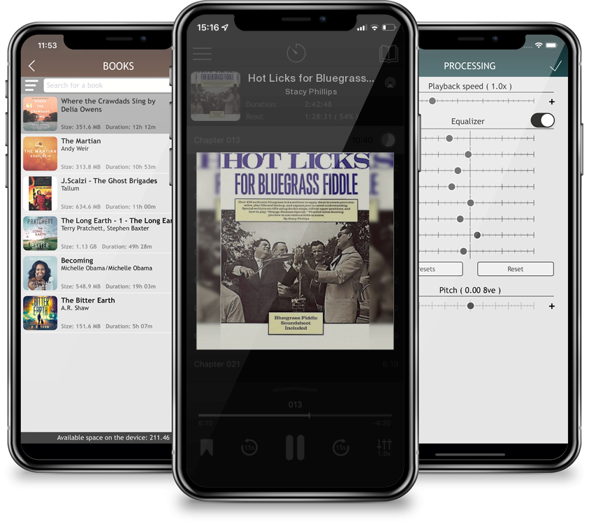 Audiobook Hot Licks for Bluegrass Fiddle by Stacy Phillips