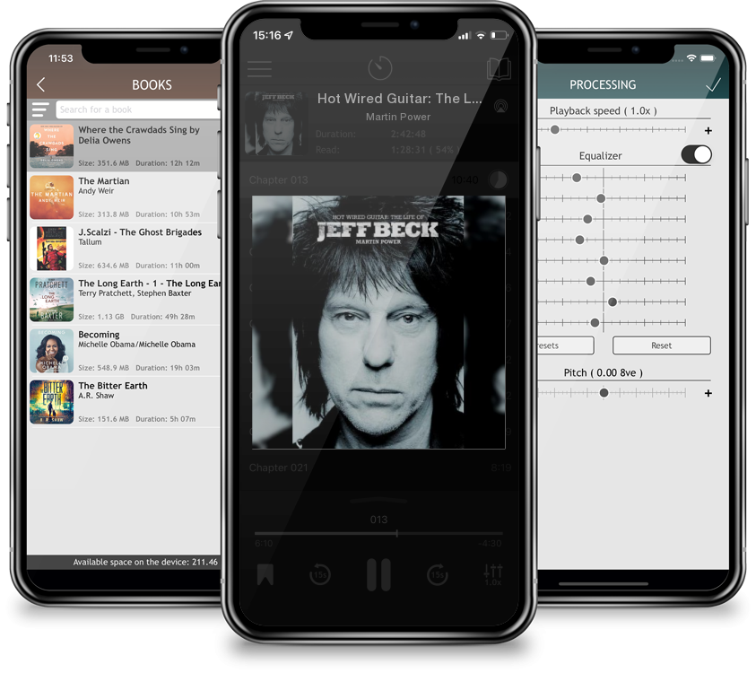 Audiobook Hot Wired Guitar: The Life of Jeff Beck by Martin Power