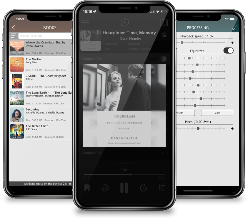 Audiobook Hourglass: Time, Memory, Marriage by Dani Shapiro