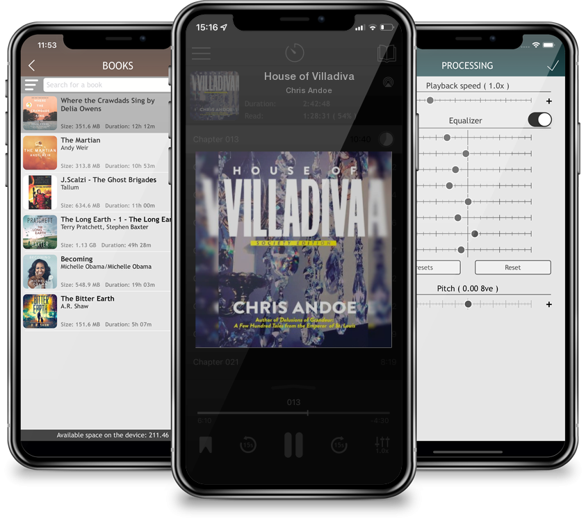Audiobook House of Villadiva by Chris Andoe