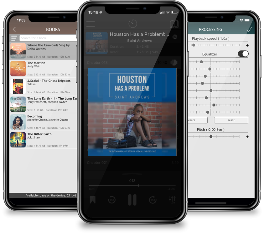 Audiobook Houston Has a Problem!: The Shocking Real-Life Story of a Sexually Abused Child by Saint Andrews
