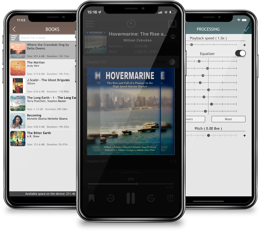 Audiobook Hovermarine: The Rise and Fall of a Pioneer in the High Speed Marine Market by William Zebedee