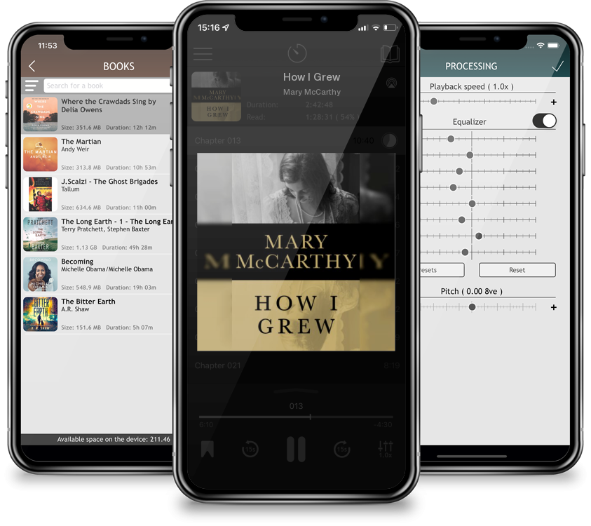 Audiobook How I Grew by Mary McCarthy