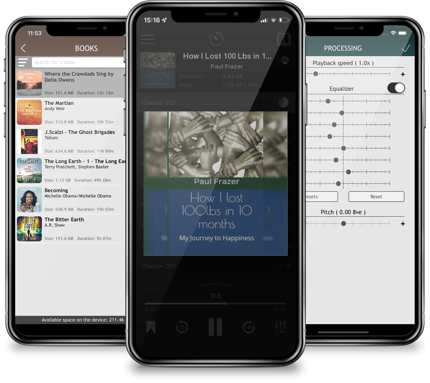 Audiobook How I Lost 100 Lbs in 10 Months: My Journey to Happiness by Paul Frazer