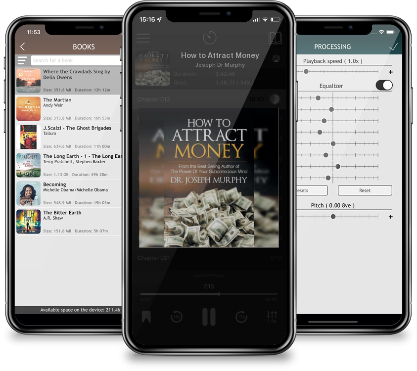 Audiobook How to Attract Money by Joseph Dr Murphy