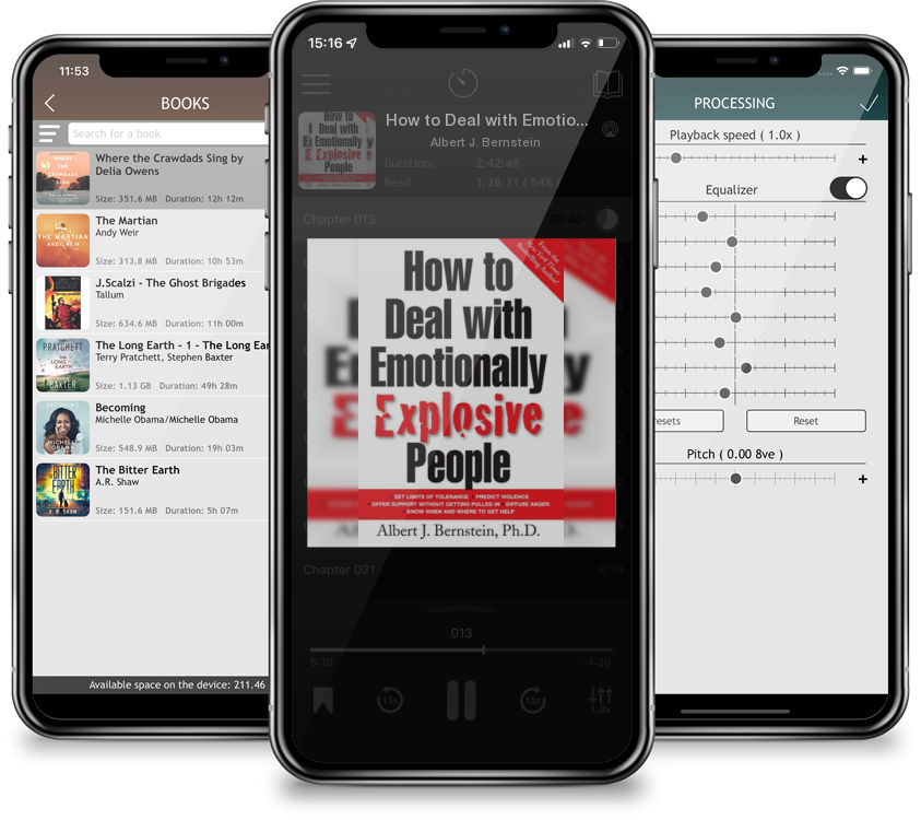 Audiobook How to Deal with Emotionally Explosive People by Albert J. Bernstein
