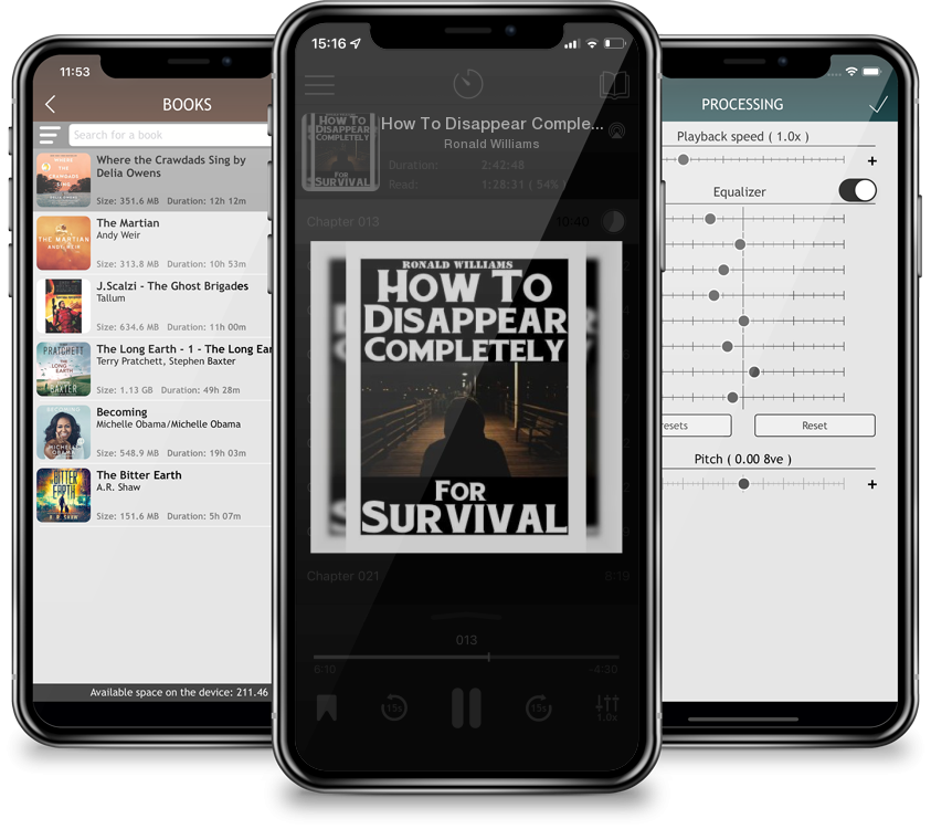 Listen How To Disappear Completely For Survival: A Step-By-Step Beginner's Survival Guide On How To Evade Your Pursuers, Go Off Grid, And Begin A New Identit by Ronald Williams in MP3 Audiobook Player for free