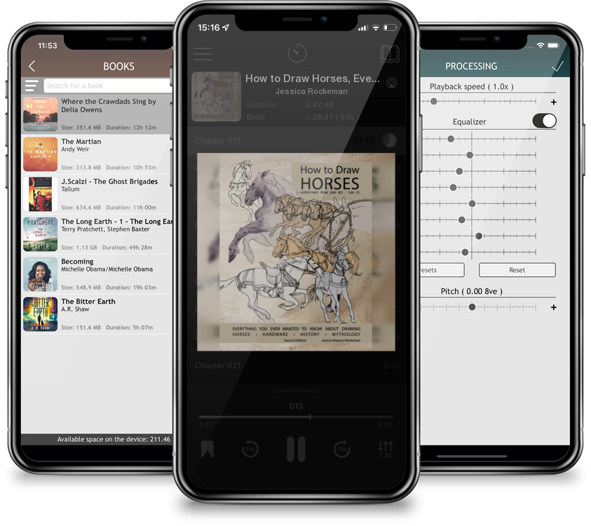Audiobook How to Draw Horses, Everything You Ever Wanted to Know About Drawing Horses, Hardware, History, and Mythology: Horsepower from 2000BCE-1500CE by Jessica Rockeman