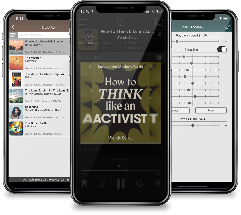 Listen How to Think Like an Activist (Survive the Modern World) by Wendy Syfret in MP3 Audiobook Player for free