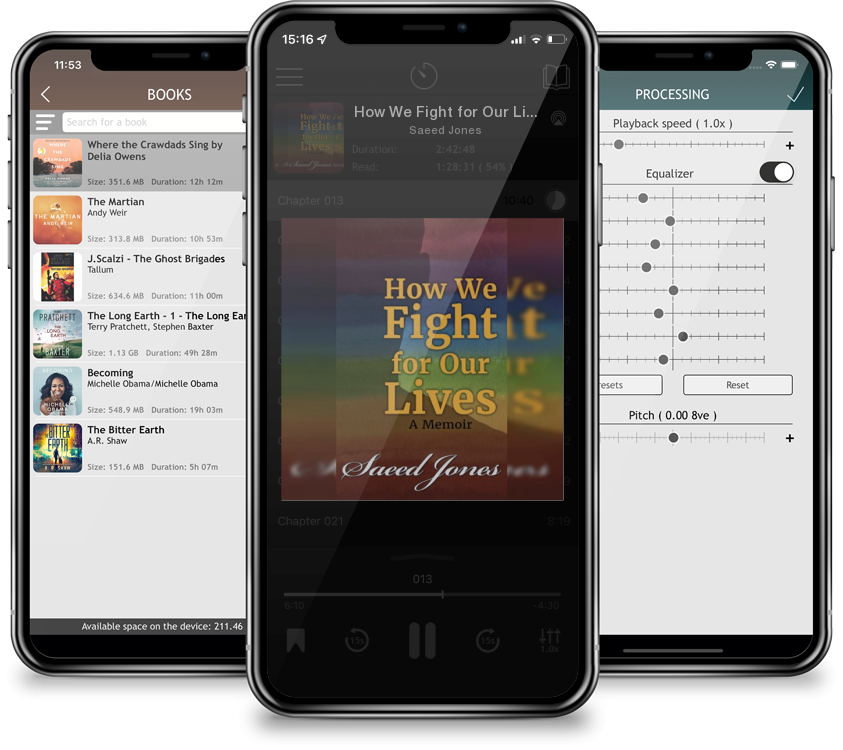 Audiobook How We Fight for Our Lives: A Memoir (Large Print / Library Binding) by Saeed Jones
