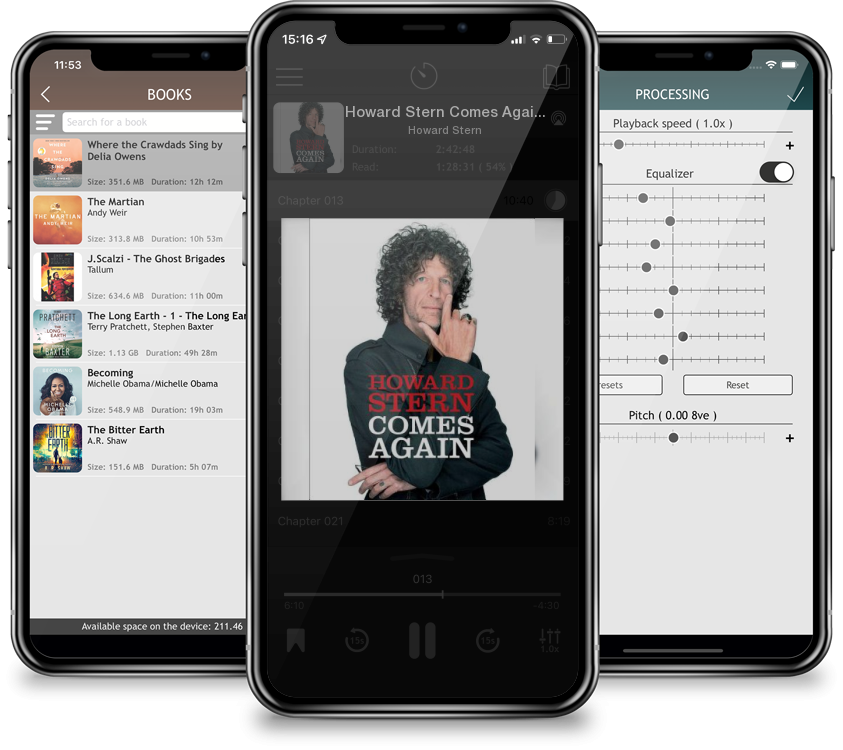 Listen Howard Stern Comes Again by Howard Stern in MP3 Audiobook Player for free