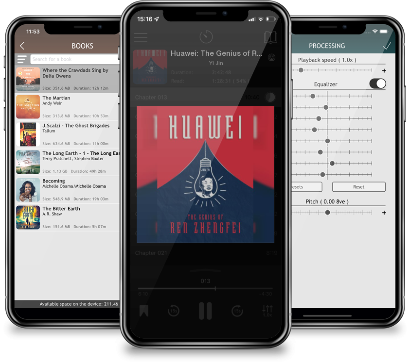 Audiobook Huawei: The Genius of Ren Zhengfei by Yi Jin