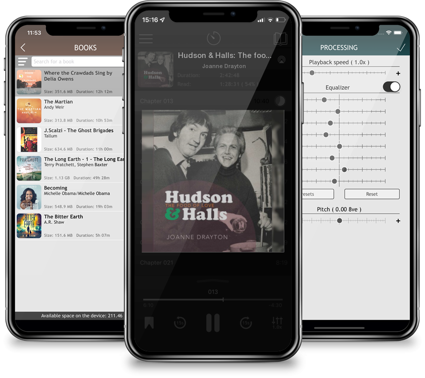 Audiobook Hudson & Halls: The food of love by Joanne Drayton