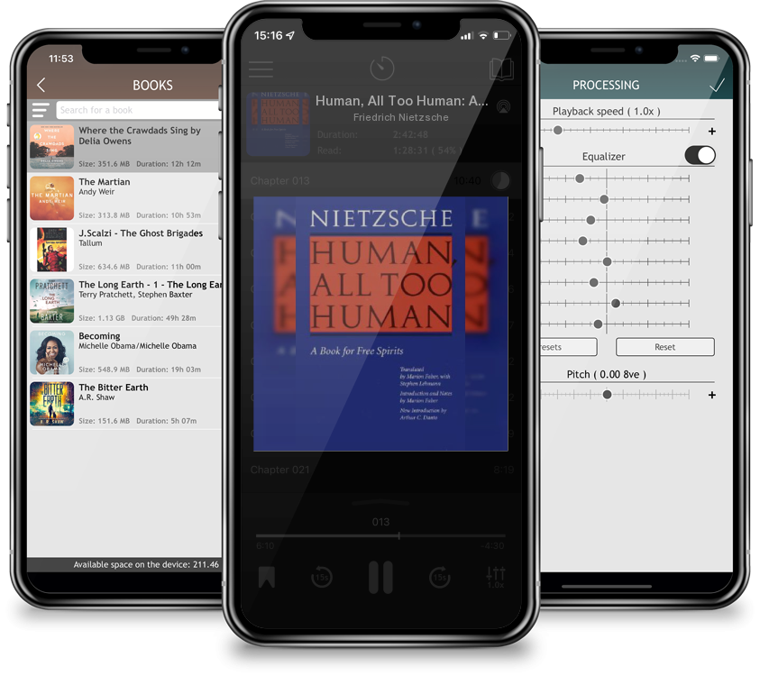 Audiobook Human, All Too Human: A Book for Free Spirits (Revised Edition) by Friedrich Nietzsche