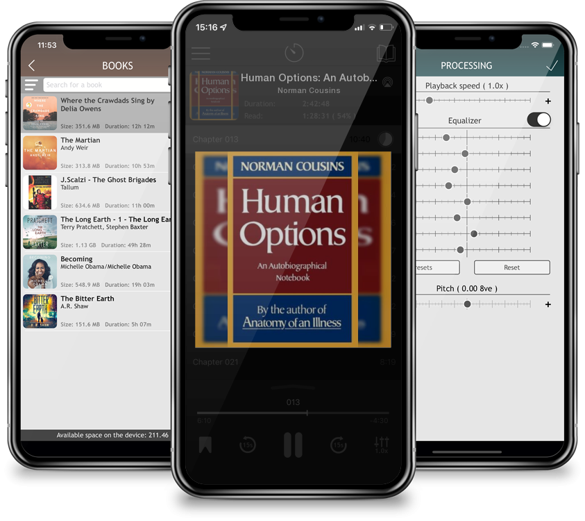Audiobook Human Options: An Autobiographical Notebook by Norman Cousins