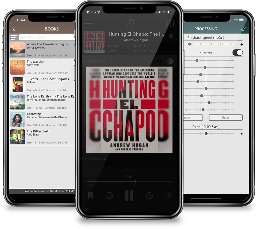 Audiobook Hunting El Chapo: The Inside Story of the American Lawman Who Captured the World\'s Most-Wanted Drug Lord by Andrew Hogan