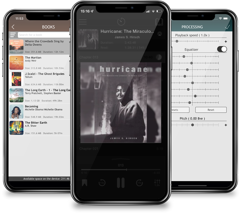 Audiobook Hurricane: The Miraculous Journey of Rubin Carter by James S. Hirsch