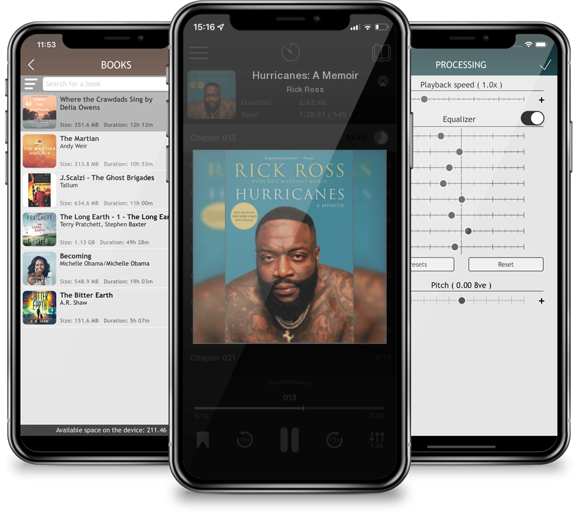 Audiobook Hurricanes: A Memoir by Rick Ross