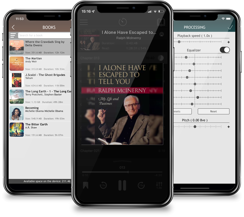 Audiobook I Alone Have Escaped to Tell You: My Life and Pastimes by Ralph McInerny