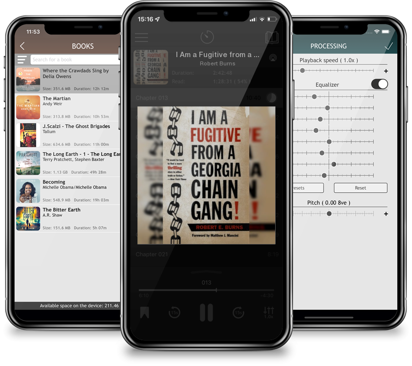 Audiobook I Am a Fugitive from a Georgia Chain Gang! (Brown Thrasher Books) by Robert Burns