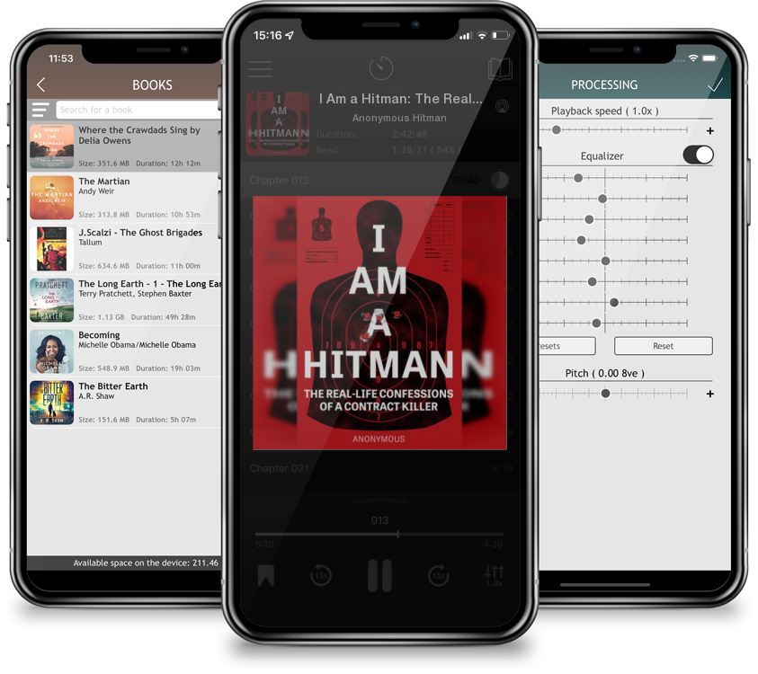 Listen I Am a Hitman: The Real-Life Confessions of a Contract Killer by Anonymous Hitman in MP3 Audiobook Player for free