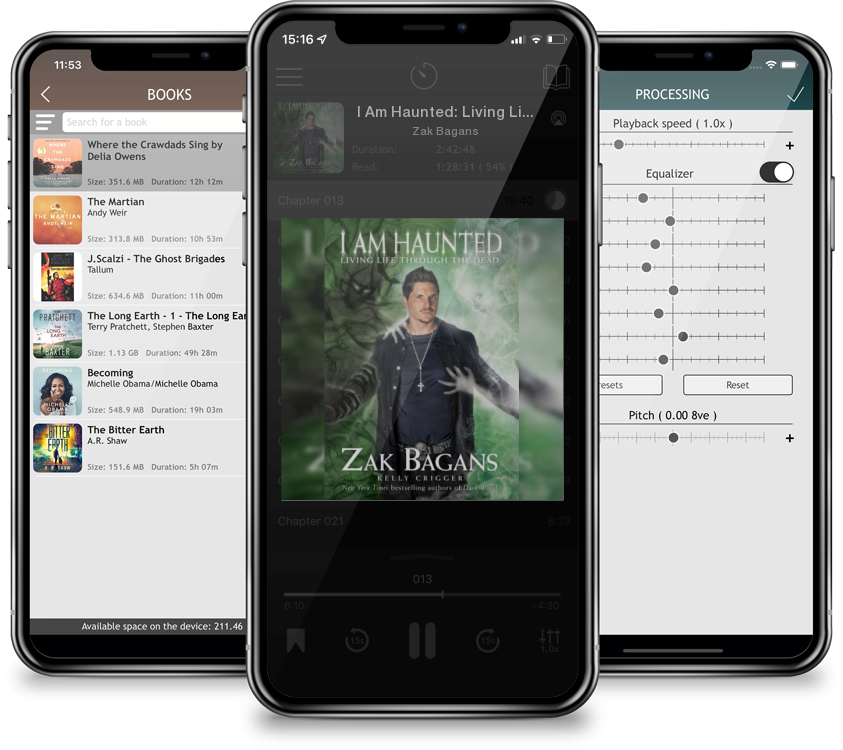 Listen I Am Haunted: Living Life Through the Dead by Zak Bagans in MP3 Audiobook Player for free