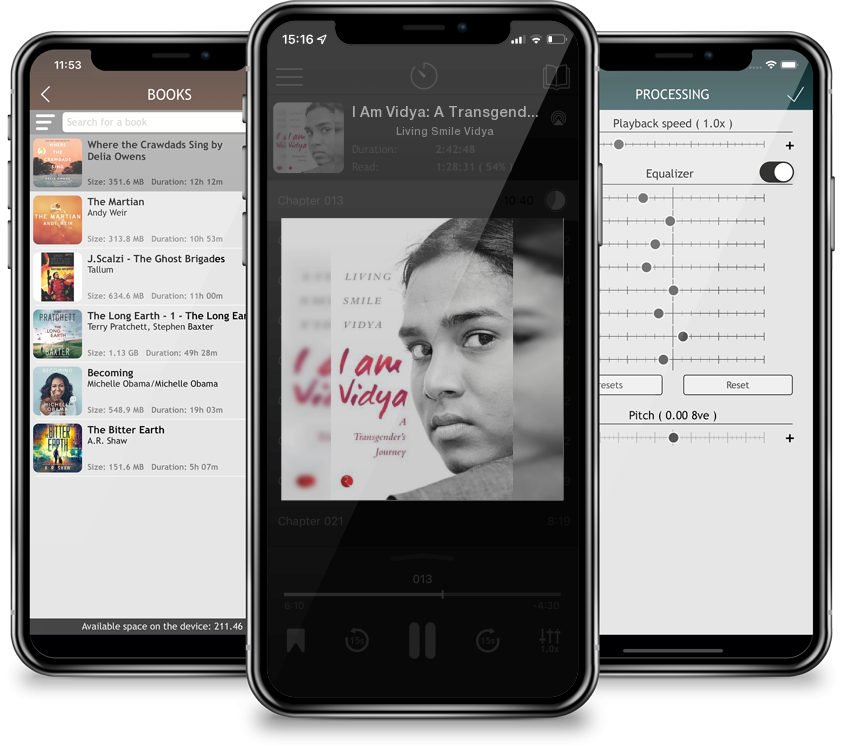 Audiobook I Am Vidya: A Transgender\'s Journey by Living Smile Vidya