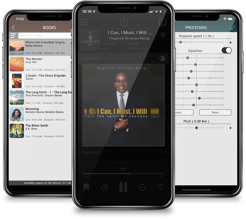 Listen I Can, I Must, I Will: The Spirit of Success by Reginald Abraham Mengi in MP3 Audiobook Player for free