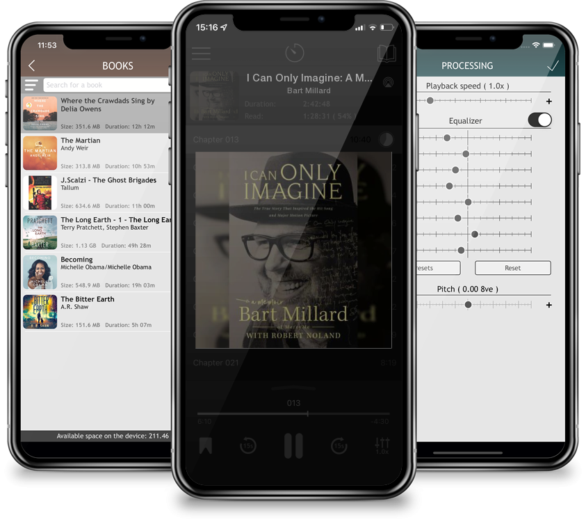 Audiobook I Can Only Imagine: A Memoir by Bart Millard
