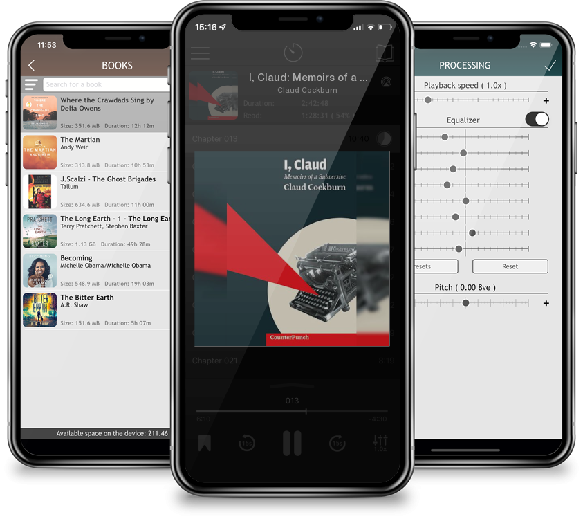 Audiobook I, Claud: Memoirs of a Subversive by Claud Cockburn