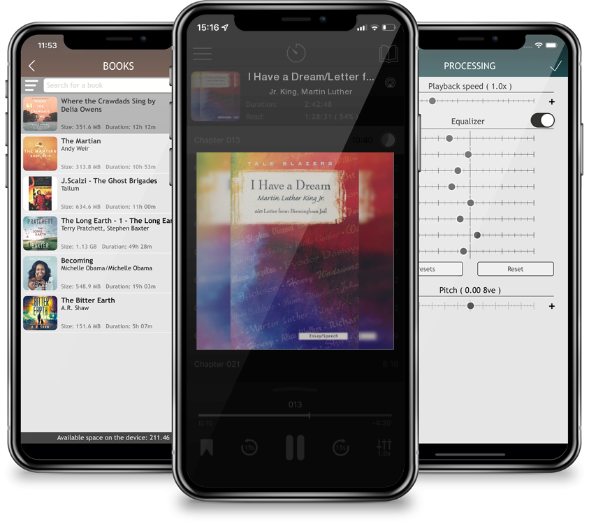 Audiobook I Have a Dream/Letter from Birmingham Jail (Tale Blazers: Essay/Speech) by Jr. King, Martin Luther