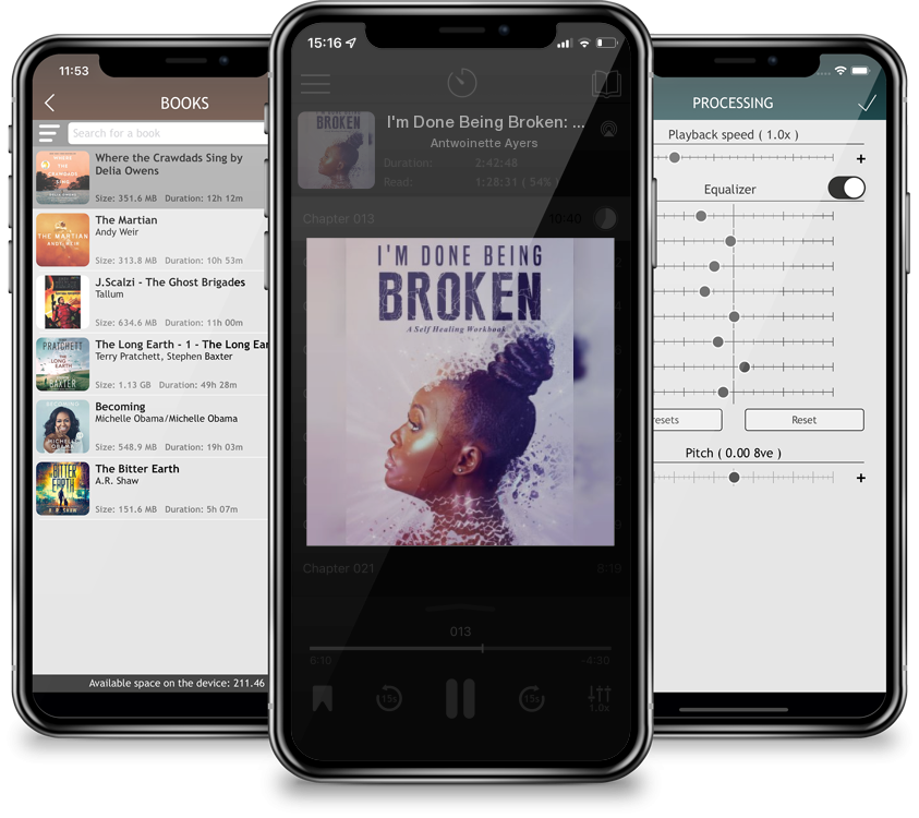 Audiobook I\'m Done Being Broken: A Self Healing WorkBook by Antwoinette Ayers
