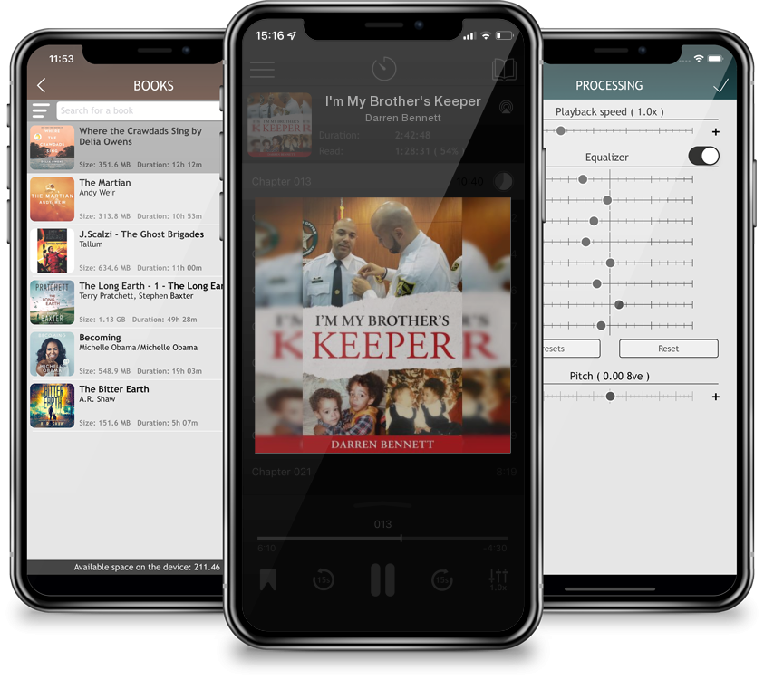 Audiobook I\'m My Brother\'s Keeper by Darren Bennett