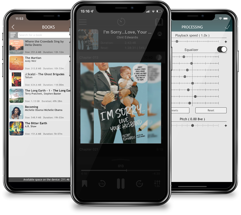 Audiobook I\'m Sorry...Love, Your Husband: Honest, Hilarious Stories From a Father of Three Who Made All the Mistakes (and Made up for Them) by Clint Edwards