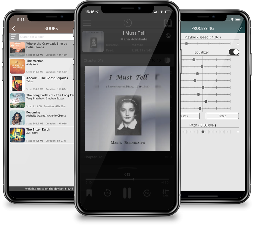 Audiobook I Must Tell by Maria Rolnikaite