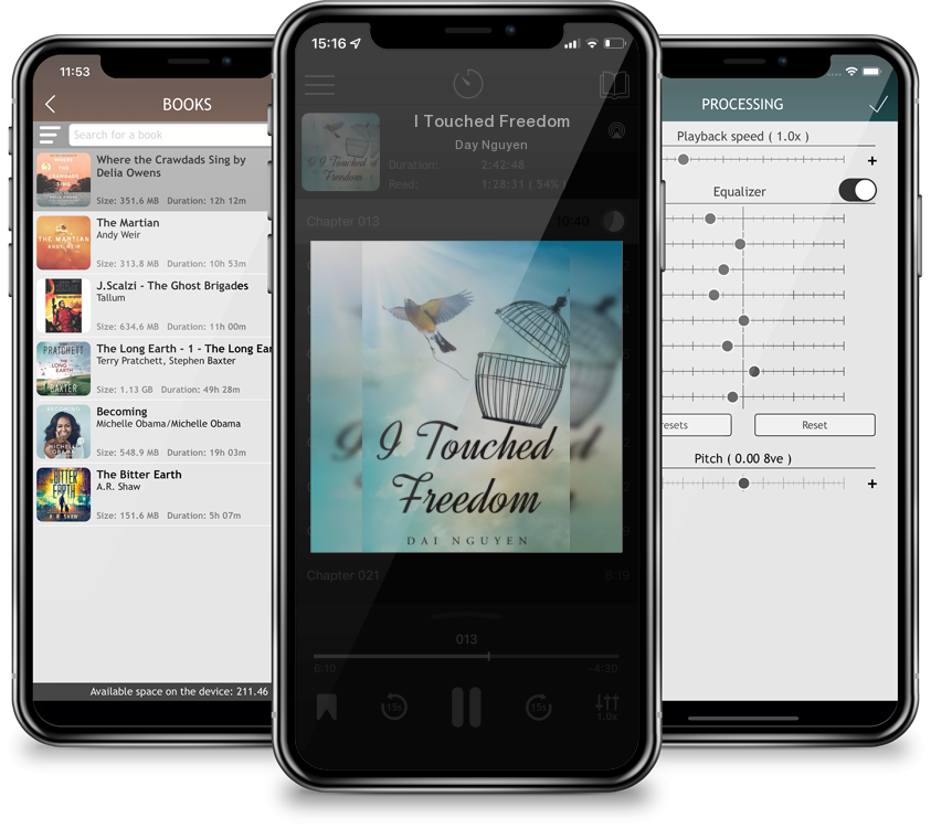 Audiobook I Touched Freedom by Day Nguyen