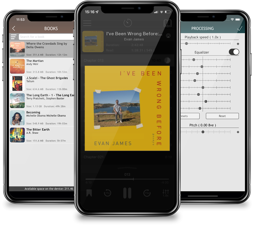 Audiobook I\'ve Been Wrong Before: Essays (Compact Disc) by Evan James