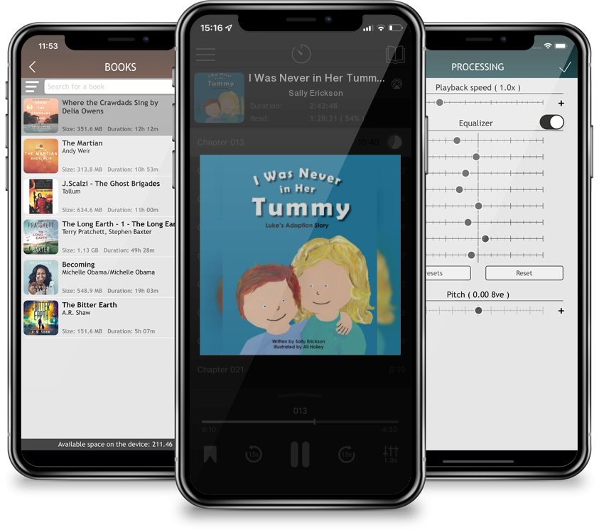 Audiobook I Was Never in Her Tummy by Sally Erickson