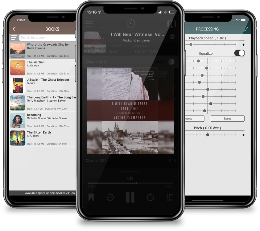 Audiobook I Will Bear Witness, Volume 1: A Diary of the Nazi Years: 1933-1941 by Victor Klemperer